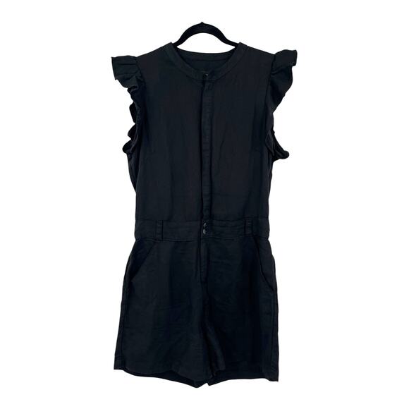 Joe's Jeans Romper The Emilia linen blend short sleeve size X-Large XL - Picture 1 of 7